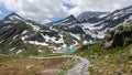 Weissee Glacier panorama in National Park Hohe Tauern Austria Royalty Free Stock Photo