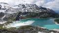 Weissee Glacier lake in National Park Hohe Tauern Austria Royalty Free Stock Photo