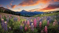 mountains crested butte wildflowers