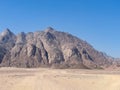 Mountains in the egypt desert.