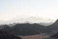 Mountains in Egypt. Mountain landscape. Mountains in the desert. Shadows from the mountains Royalty Free Stock Photo