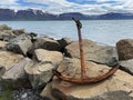 North Iceland and Eyjafjordur fjord.