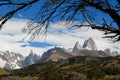 Mountains Fitz Roy and Cerro Torre