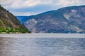 Mountains fjord landscape, Norway Royalty Free Stock Photo