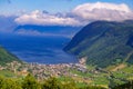 Mountains fjord landscape, Norway Royalty Free Stock Photo