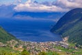 Mountains fjord landscape, Norway Royalty Free Stock Photo