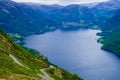 Mountains fjord landscape, Norway Royalty Free Stock Photo