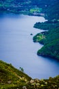 Mountains fjord landscape, Norway Royalty Free Stock Photo