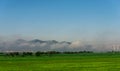 Mountains fog Royalty Free Stock Photo