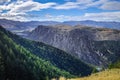 Mountains and forest around Lake Wakatipu, New Zealand Royalty Free Stock Photo