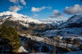 Mountains from formigal Royalty Free Stock Photo