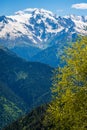 Mountains in Georgia, vertical photo Royalty Free Stock Photo