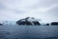 Mountains and glacier, Antarctic landscape