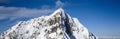 Mountains and glaciers in Wrangell-St. Elias National Park, Alaska Royalty Free Stock Photo