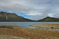 Mountains and Green Lake, Fjordland