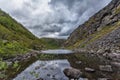 Mountains Hibiny, Cola peninsula, Nord, summer, dark clouds