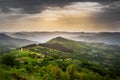 Mountains, hills and meadows on Kopaonik mountain in Serbia Royalty Free Stock Photo