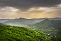 Mountains, hills and meadows on Kopaonik mountain in Serbia Royalty Free Stock Photo