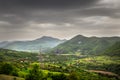 Mountains, hills and meadows on Kopaonik mountain in Serbia Royalty Free Stock Photo