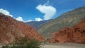 Mountains and hlls in jujuy Royalty Free Stock Photo