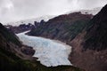 Mountains and ice fields near Hyder, Alaska. Royalty Free Stock Photo