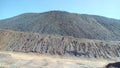 Mountains of iron ore in the Mauritanian city of Zouerate, where the largest mines in Africa are Royalty Free Stock Photo