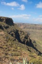 Mountains on the island of gran canaria