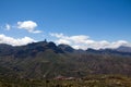 Mountains on the island of gran canaria