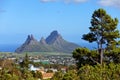 Mountains on the island of Mauritius Royalty Free Stock Photo