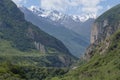 In the mountains of Kabardino-Balkaria. The surroundings of the Chegem Gorge