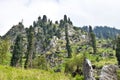 Mountains in Kazakhstan, Almaty. Shymbulak Chimbulak