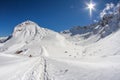 Mountains of Krasnaya Polyana, Sochi, Russia Royalty Free Stock Photo