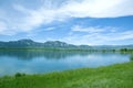 Mountains and lake