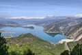 Mountains, lake and forest