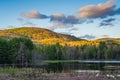 Mountains and a lake near Brattleboro, Vermont