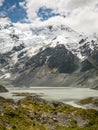 Mountains, Lakes and Meadow Landscape Royalty Free Stock Photo