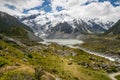 Mountains, Lakes and Meadow Landscape Royalty Free Stock Photo