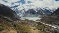 Mountains, Lakes and Meadow Landscape Royalty Free Stock Photo