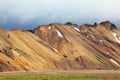 Mountains in Landmannalaugar Royalty Free Stock Photo