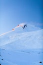 Mountains landscape beautiful sunset Elbrus Russia Royalty Free Stock Photo