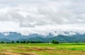 Mountains landscape and fog after rain Royalty Free Stock Photo