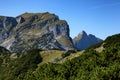 Mountains landscape near Zireiner See. Austria, Tyrol Royalty Free Stock Photo