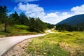 Mountains landscape with road Royalty Free Stock Photo