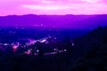 Dawn\'s Embrace: Serene Mountains and Rose Quartz Sunrise