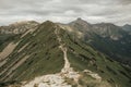 Mountains landscape view. High tatras