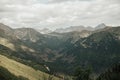 Mountains landscape view. High tatras