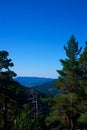 Mountains landscape view summersky trees nature outdoor natural enviroment