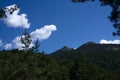 Mountains landscape view summersky trees nature outdoor natural enviroment