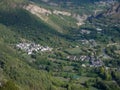 Mountains and landscapes of the Pyrenees of Huesca, Aragon, Spain