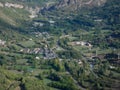 Mountains and landscapes of the Pyrenees of Huesca, Aragon, Spain